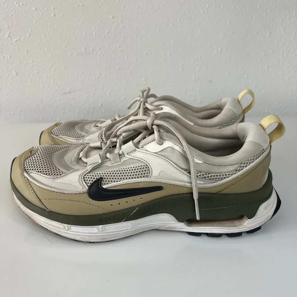 Nike W Air Max Bliss Light Bone Limestone Dark Gray DH5128-002 Womens Sz 8.5